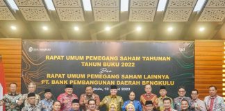 RUPS Bank Bengkulu Tahun Buku 2022, Laba Bersih Capai 130 Persen